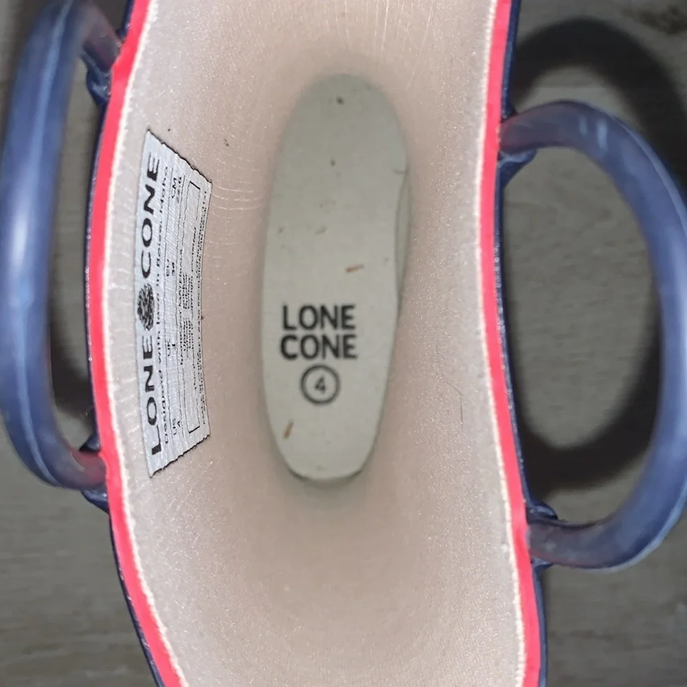 Line‎ Cone Red Rubber Boots Size 4